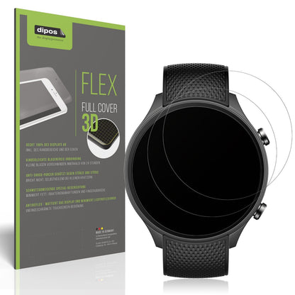 2x Full Cover Schutzfolie matt für OnePlus Watch 2