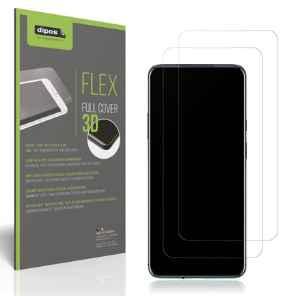 2x Full Cover Schutzfolie matt für OnePlus 7T Pro