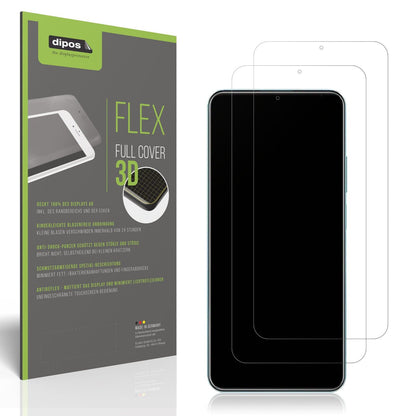 2x Full Cover Schutzfolie matt für Realme Note 50