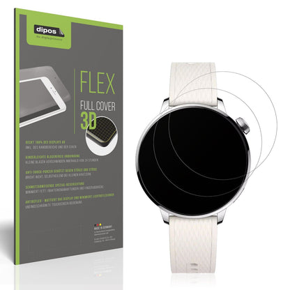 2x Full Cover Schutzfolie matt für Oppo Watch X2 Mini