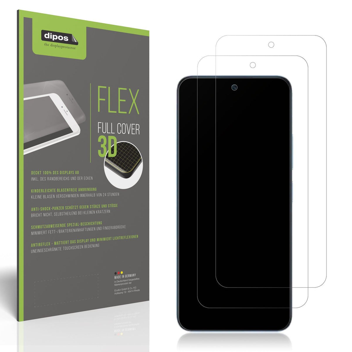 2x Full Cover Schutzfolie matt für Redmi 15C