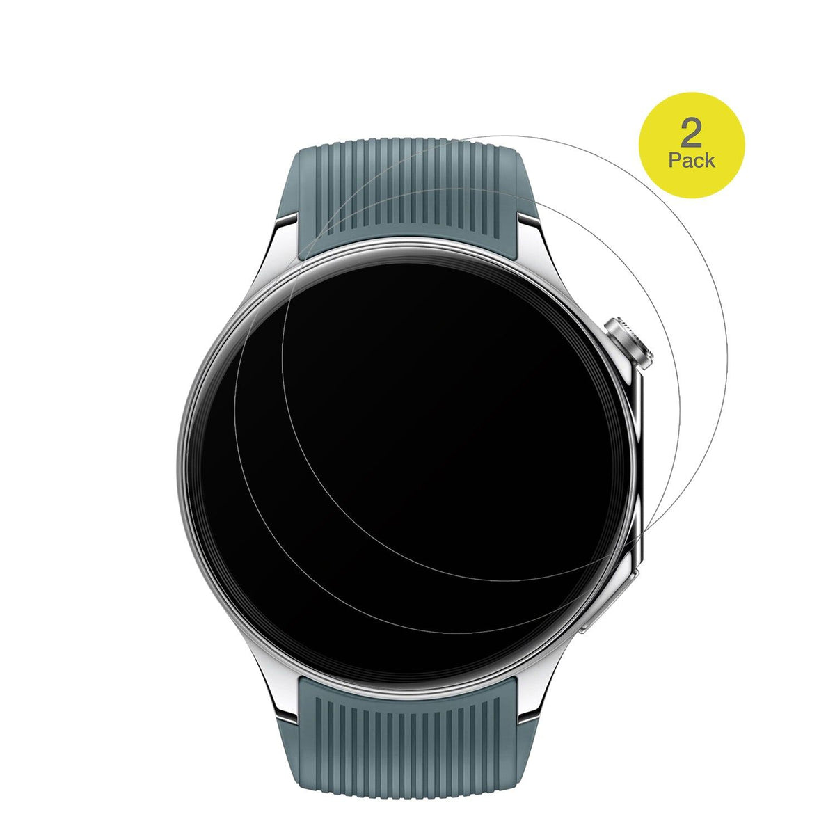 2x Full Cover Schutzfolie matt für OnePlus Watch 2