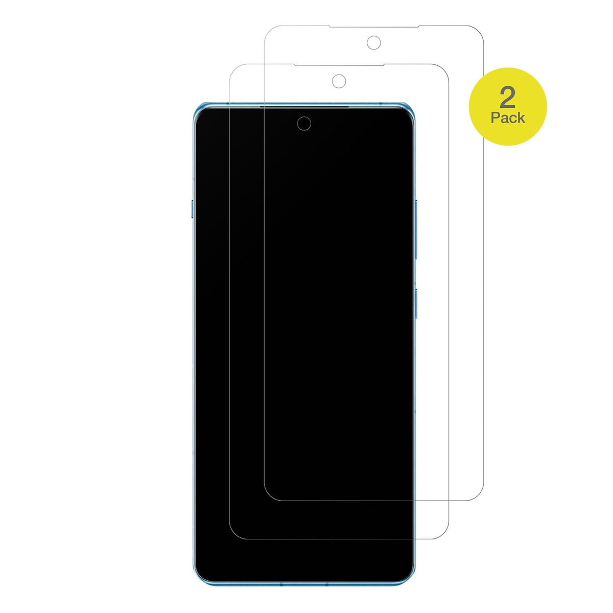 2x Full Cover Schutzfolie matt für OnePlus 12R 5G