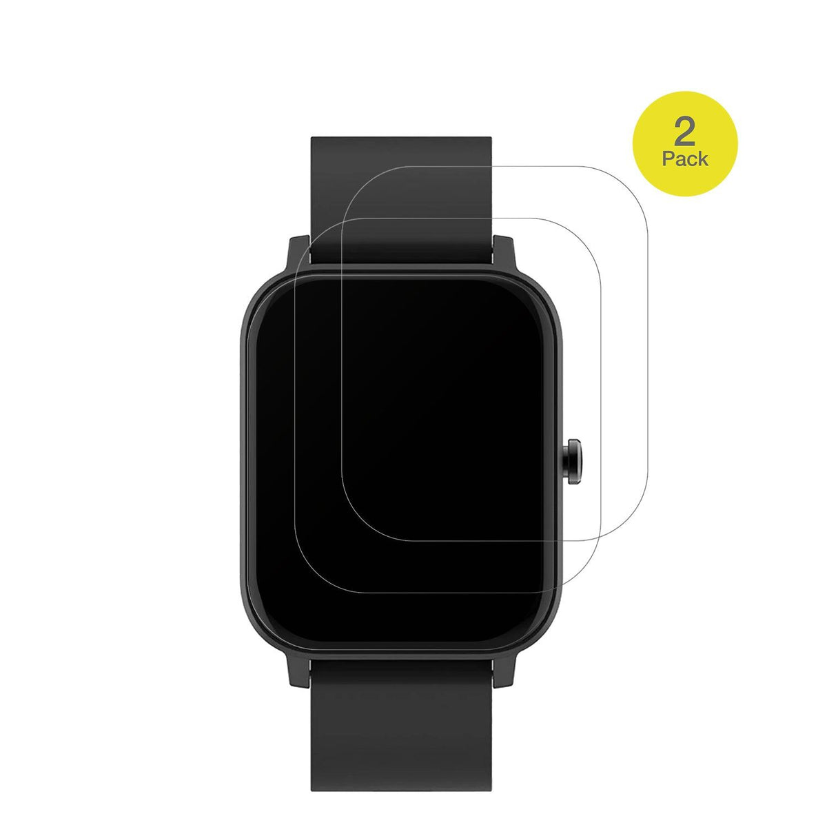 2x Full Cover Schutzfolie matt für Matast Smartwatch