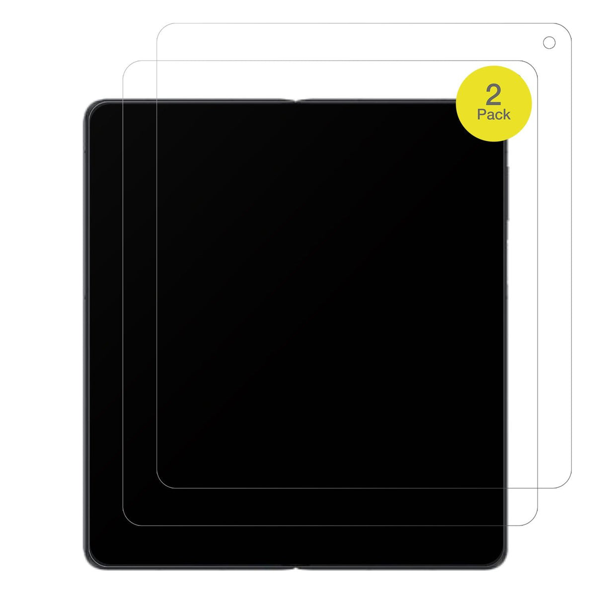 2x Full Cover Schutzfolie matt für Huawei Mate X3 Innenseite
