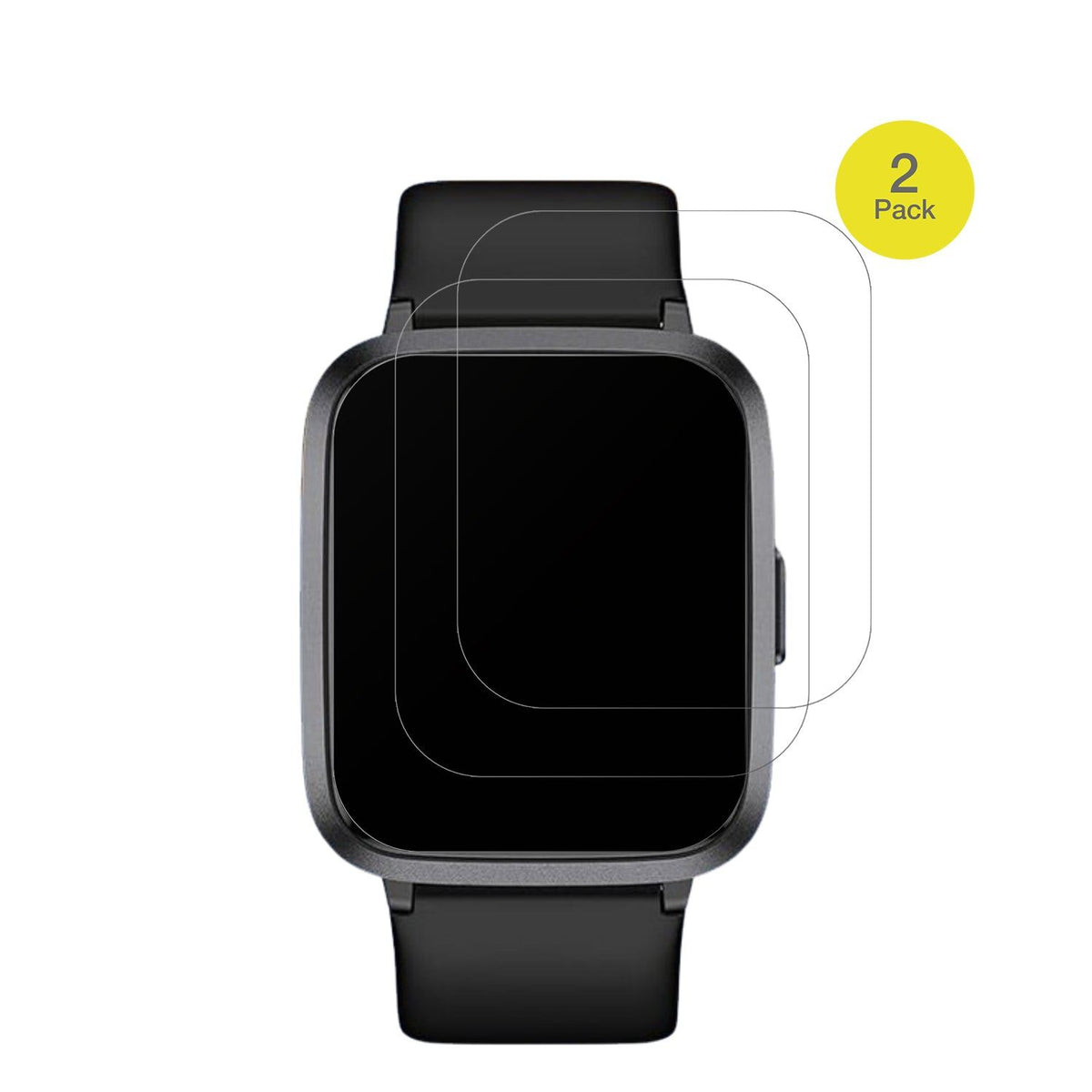 2x Full Cover Schutzfolie matt für LETSACTIV ID205U Smartwatch