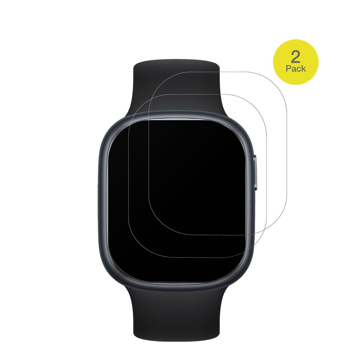 2x Full Cover Schutzfolie matt für Rollme S1 Smartwatch