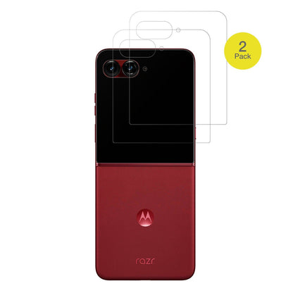 2x Full Cover Schutzfolie matt für Motorola Razr 60 Aussen-Display