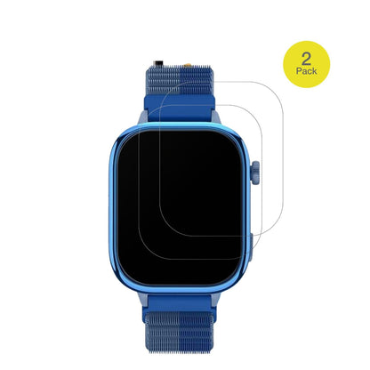 2x Full Cover Schutzfolie matt für Sanorum T40 4G Smartwatch
