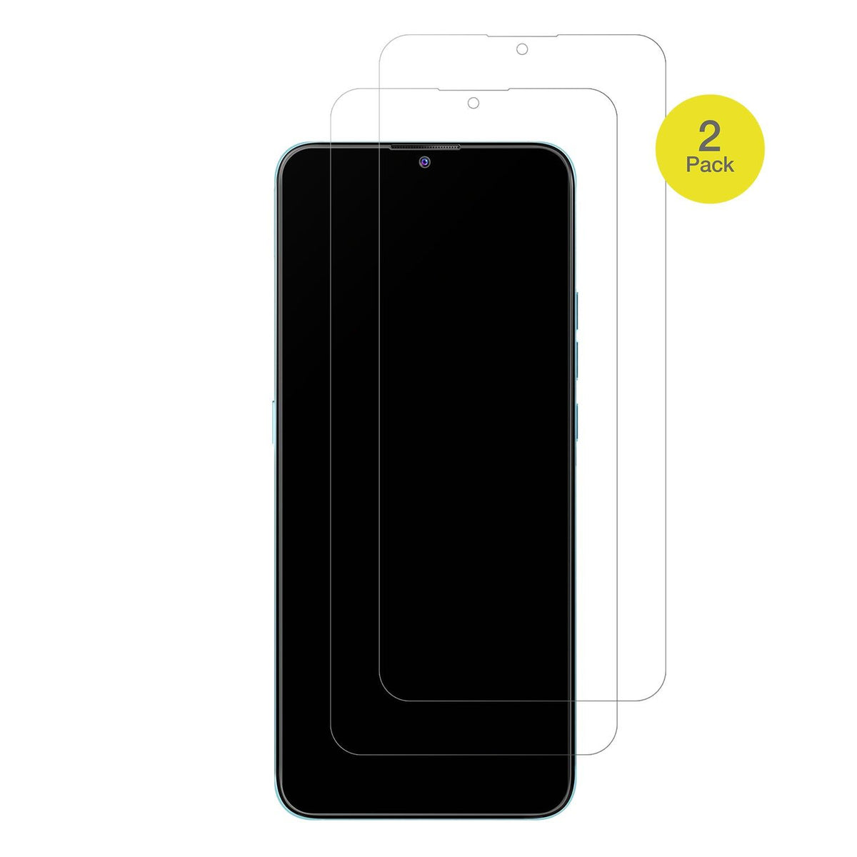 2x Full Cover Schutzfolie matt für Oukitel C33 4G
