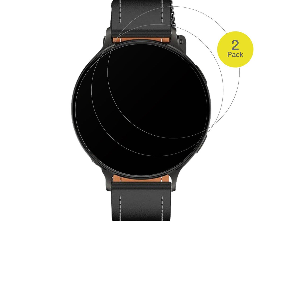 2x Full Cover Schutzfolie matt für Pireware Nano Smartwatch