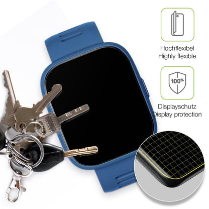 2x Full Cover Schutzfolie matt für BiggerFive Smartwatch Kinder