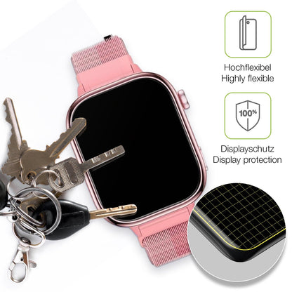 2x Full Cover Schutzfolie matt für JoJoego Smartwatch Kinder