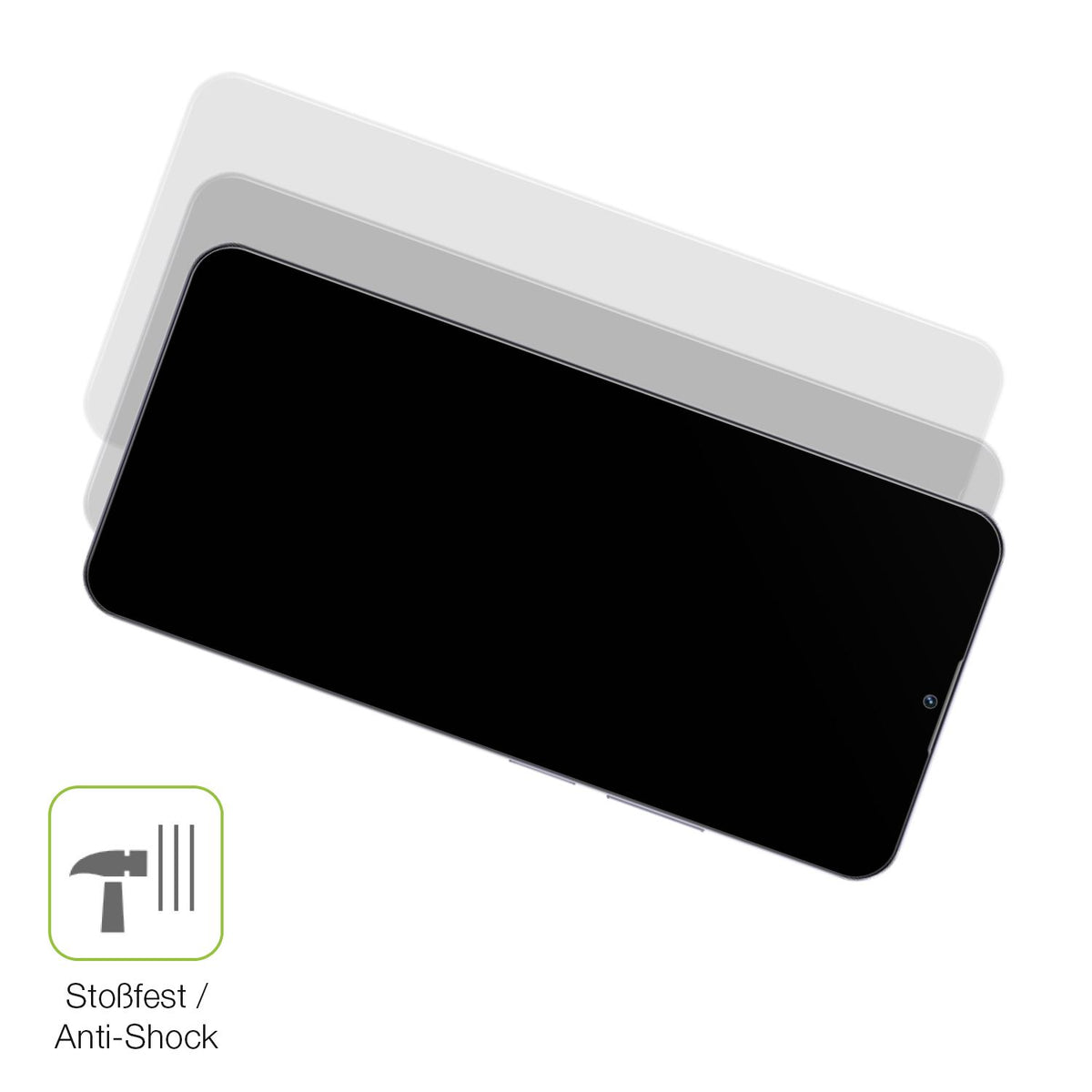 2x Full Cover Schutzfolie matt für Realme Note 60