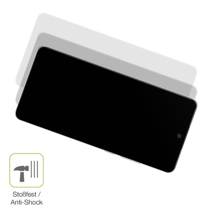 Schutz gegen Kratzer auf dem Oppo K12s Glas durch Schlüssel, Stöße gegen die Tischkante oder Stürze