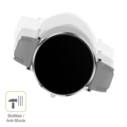 2x Full Cover Schutzfolie matt für Pireware Slim Smartwatch