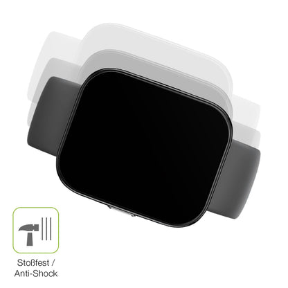 Schutz gegen Kratzer auf dem Amazfit Bip 5 Glas durch Schlüssel, Stöße gegen die Tischkante oder Stürze