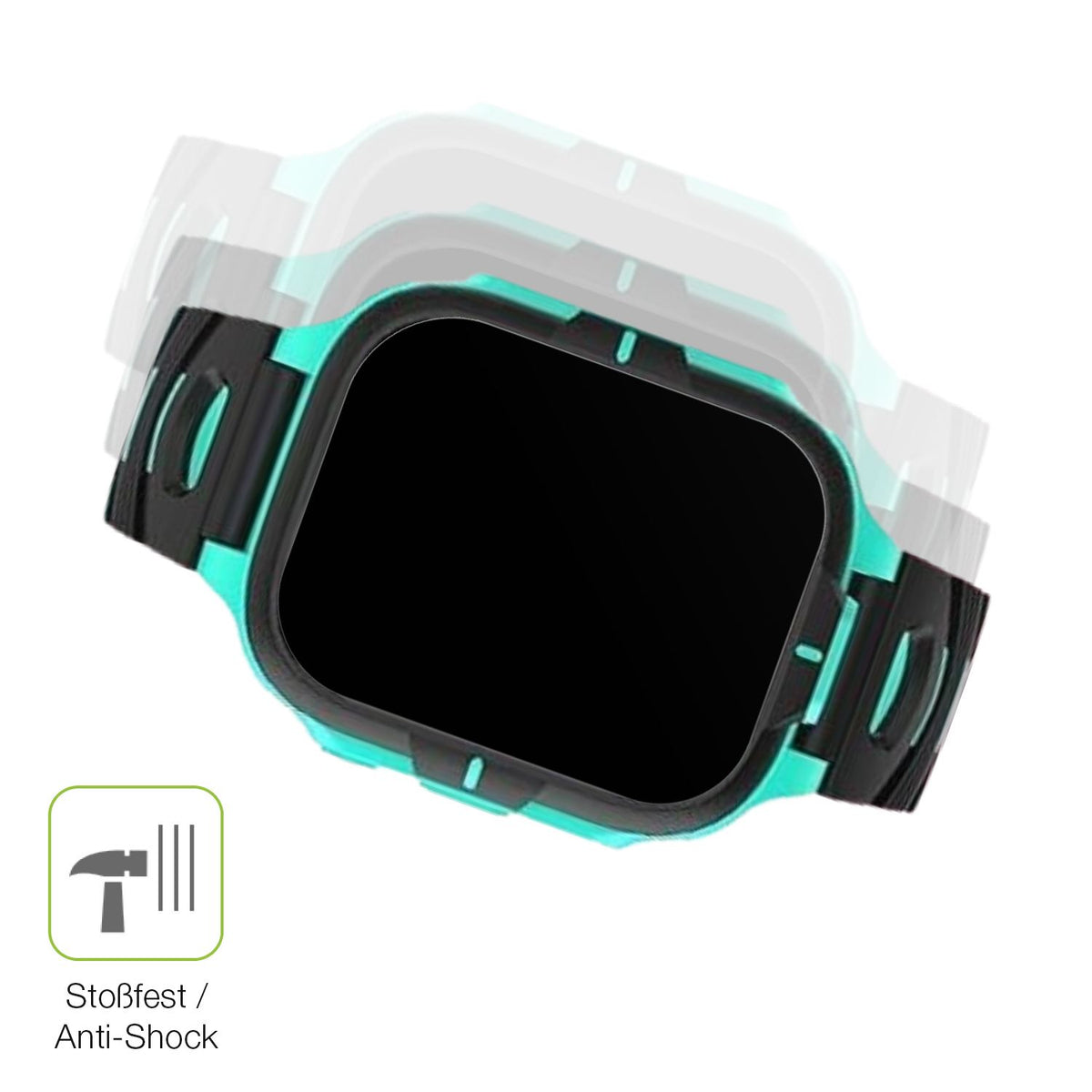 2x Full Cover Schutzfolie matt für Elejafe Smartwatch Kinder
