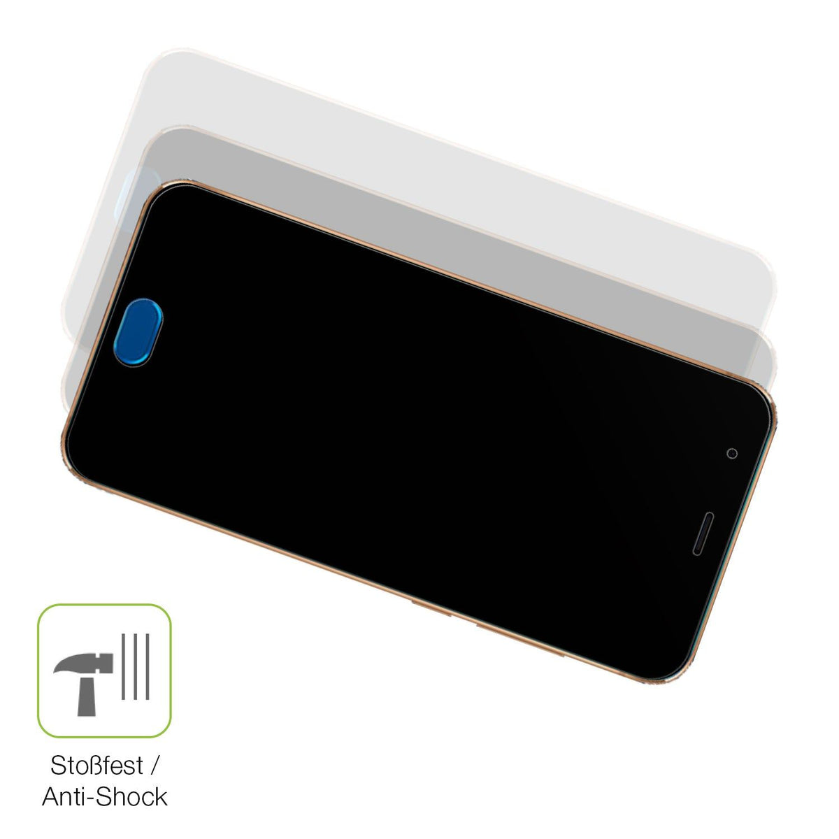 2x Full Cover Schutzfolie matt für Xiaomi Mi Note 3