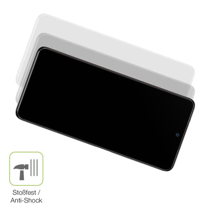 2x Full Cover Schutzfolie matt für Xiaomi Poco X3 Pro
