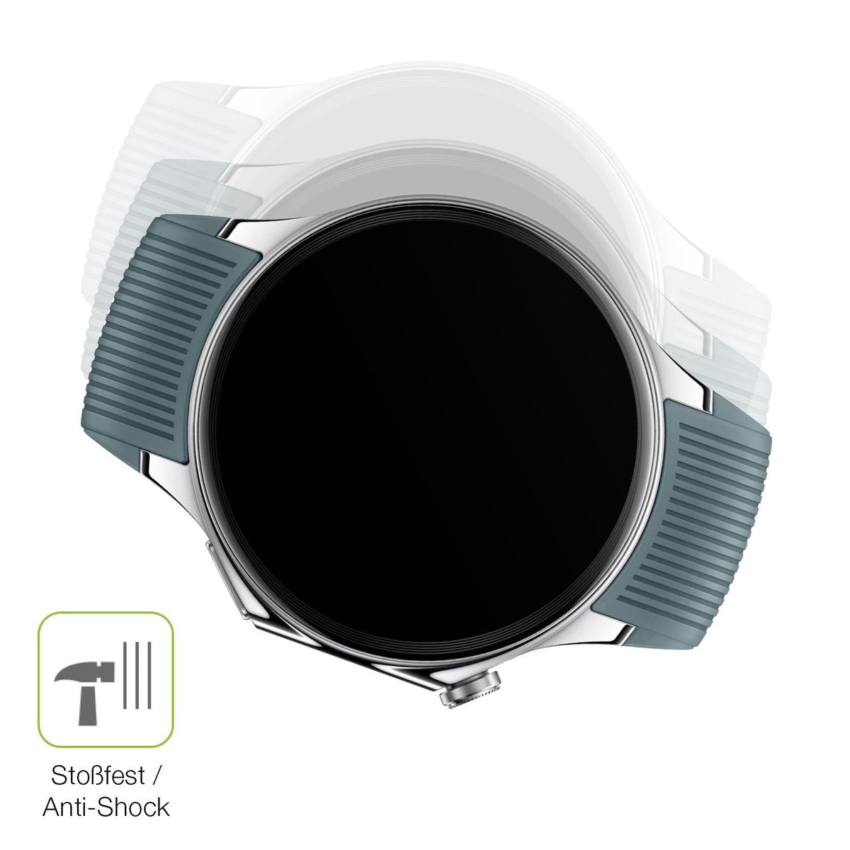 2x Full Cover Schutzfolie matt für OnePlus Watch 2