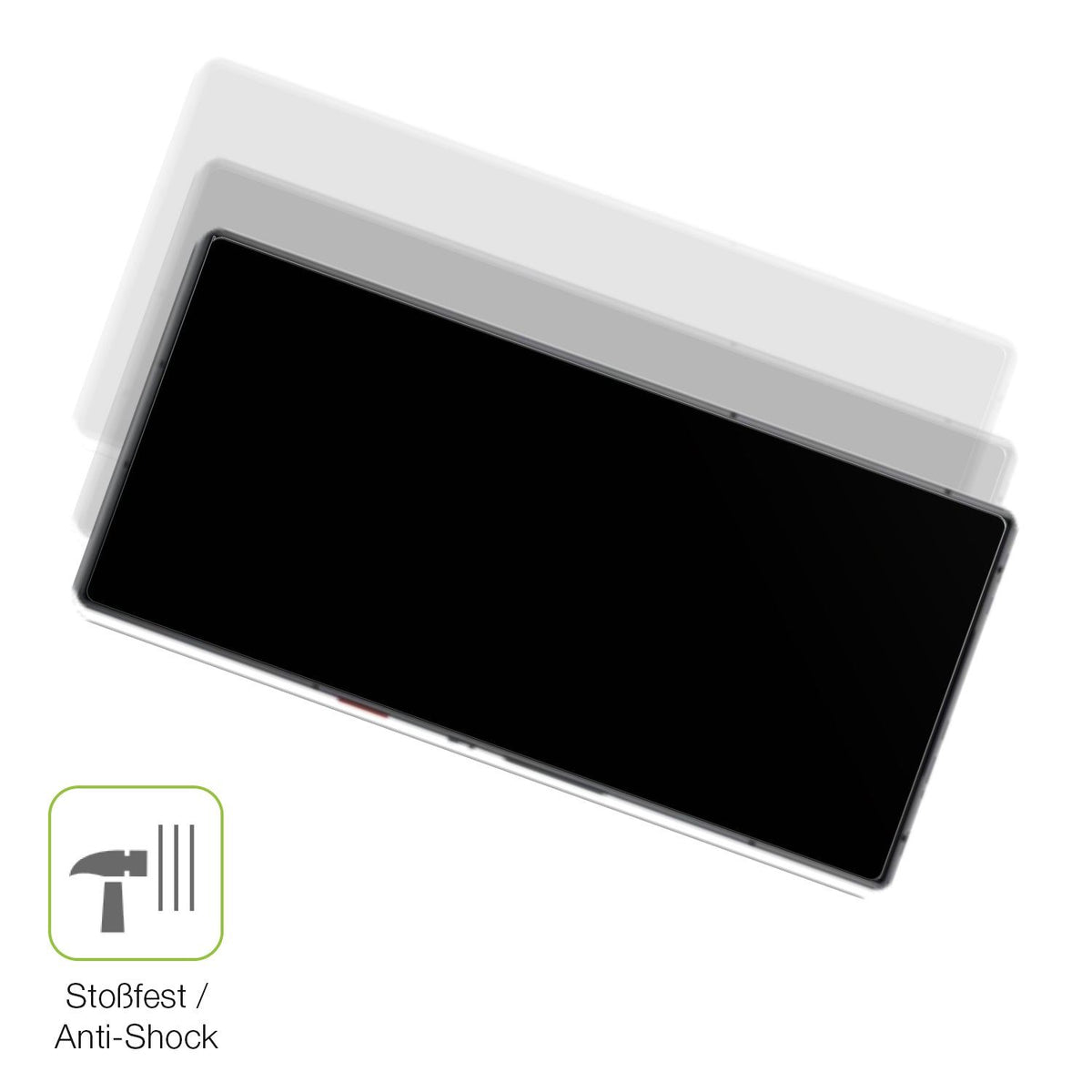 2x Full Cover Schutzfolie matt für Nubia Redmagic 9s Pro