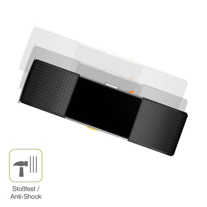 2x Full Cover Schutzfolie matt für Fitbit Charge 2
