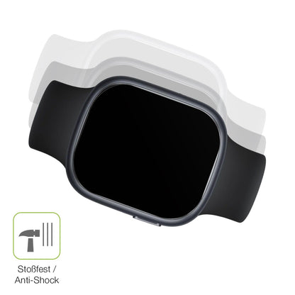 2x Full Cover Schutzfolie matt für Rollme S1 Smartwatch