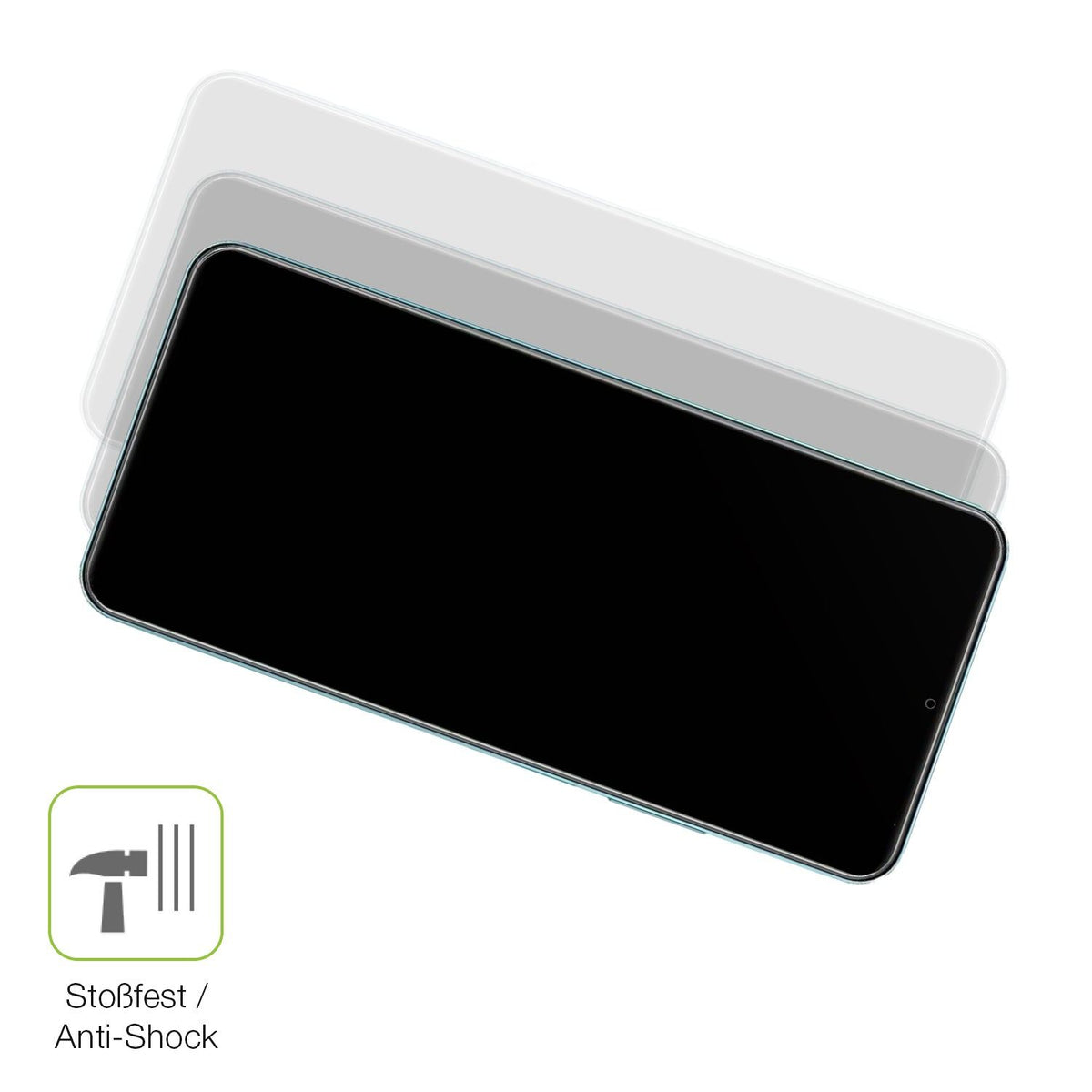 2x Full Cover Schutzfolie matt für Realme Note 50
