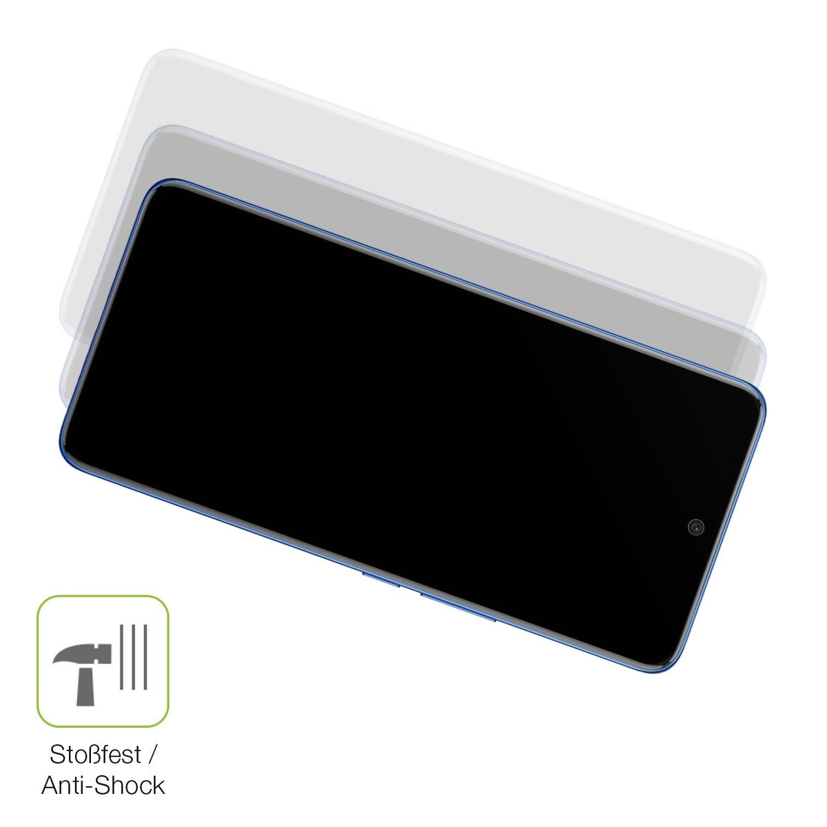 2x Full Cover Schutzfolie matt für Vivo V50