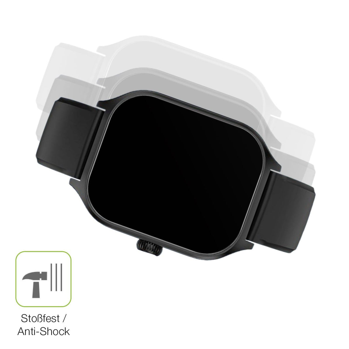 2x Full Cover Schutzfolie matt für smooce Kinder Smartwatch 01