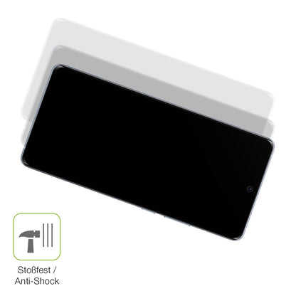 2x Full Cover Schutzfolie matt für Vivo X60 Pro Plus
