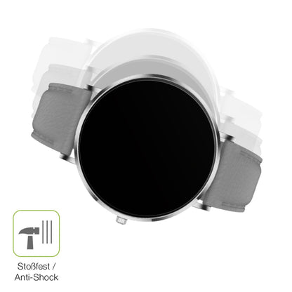 2x Full Cover Schutzfolie matt für Pireware Slim Smartwatch