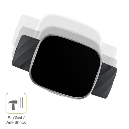 2x Full Cover Schutzfolie matt für Catgiff A22 Smartwatch