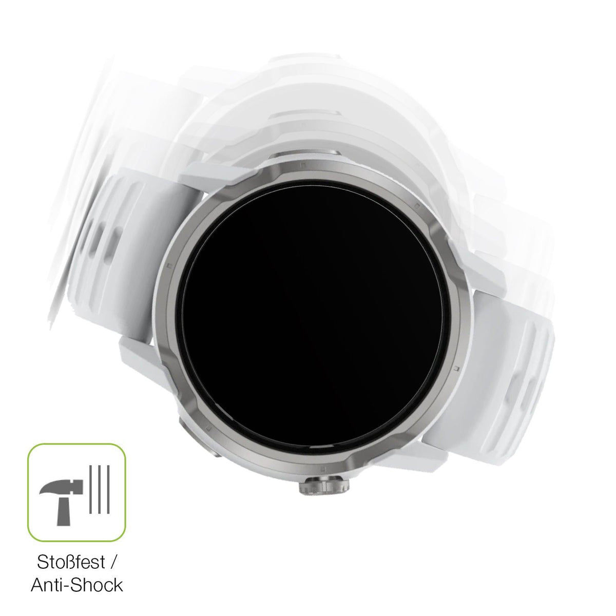 2x Full Cover Schutzfolie matt für Coros Apex 4 42mm