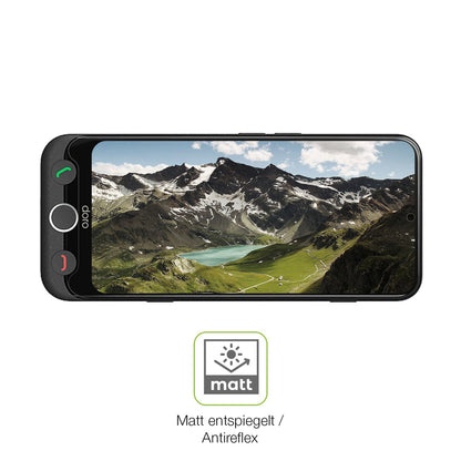 2x Full Cover Schutzfolie matt für Doro Aurora A10
