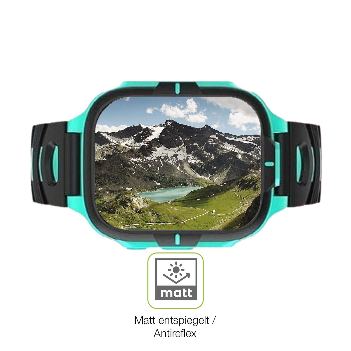 2x Full Cover Schutzfolie matt für Elejafe Smartwatch Kinder