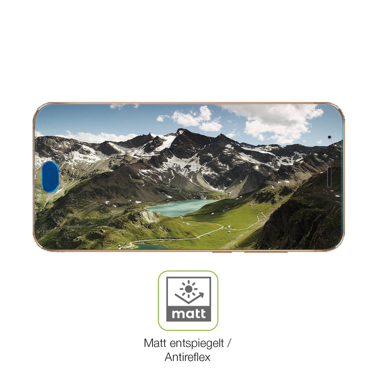 2x Full Cover Schutzfolie matt für Xiaomi Mi Note 3