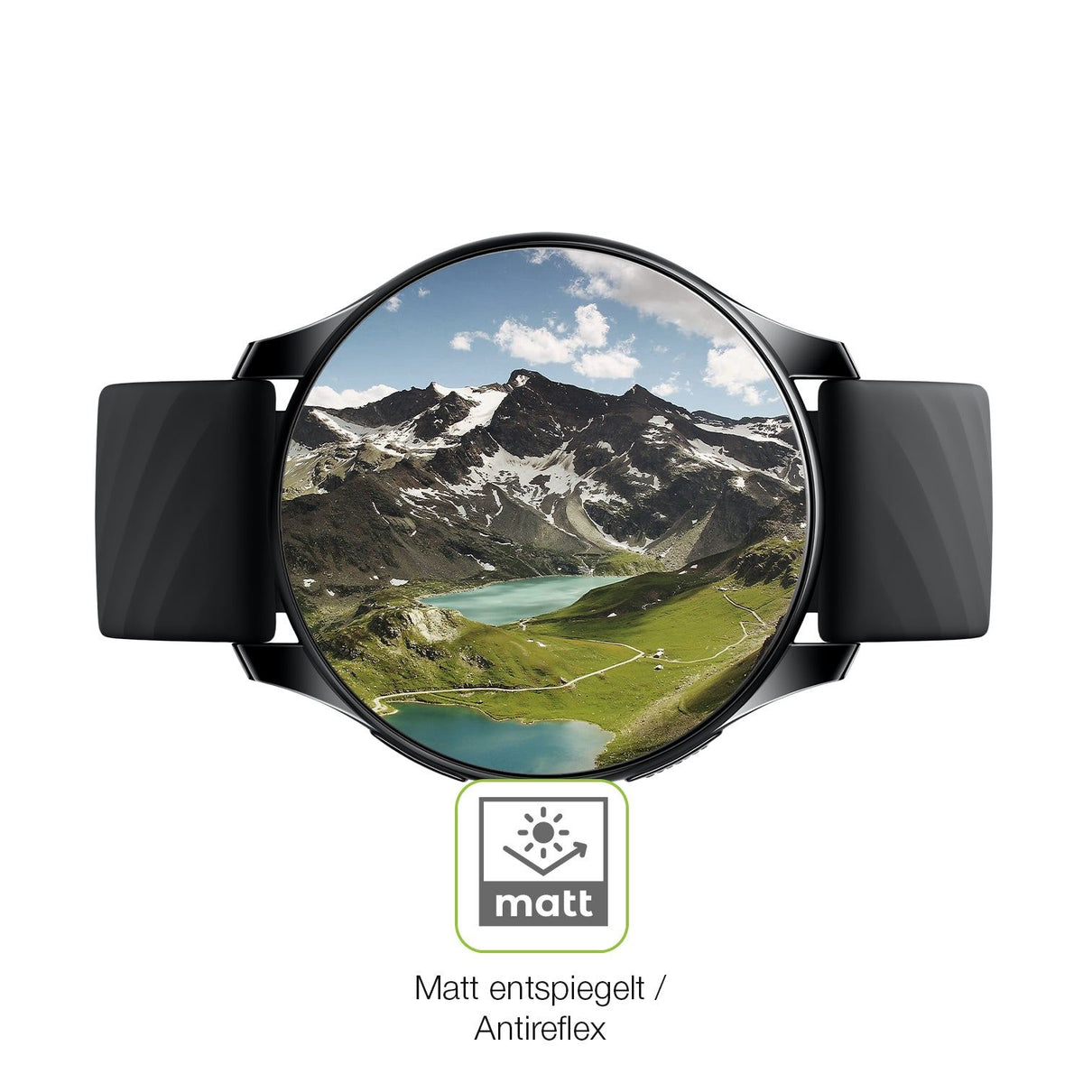 2x Full Cover Schutzfolie matt für OnePlus Nord Smartwatch