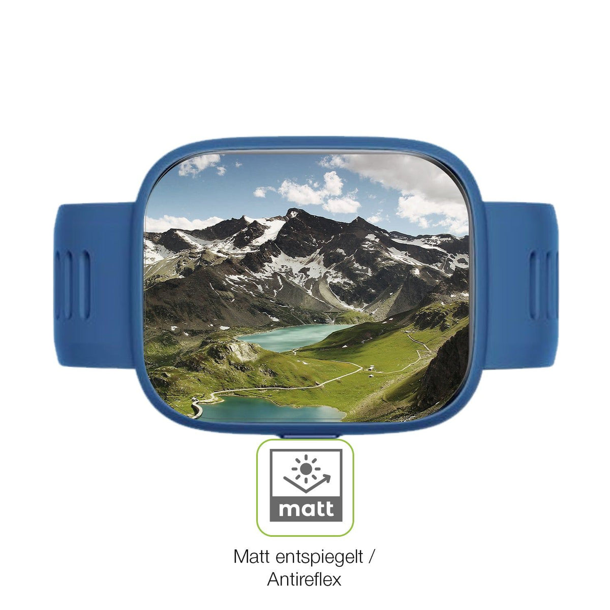 2x Full Cover Schutzfolie matt für BiggerFive Smartwatch Kinder