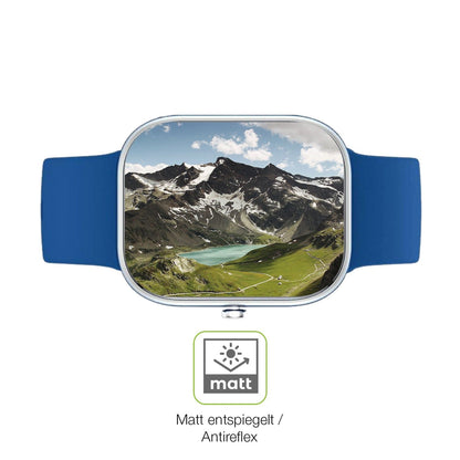 2x Full Cover Schutzfolie matt für Slothcloud H97 Smartwatch