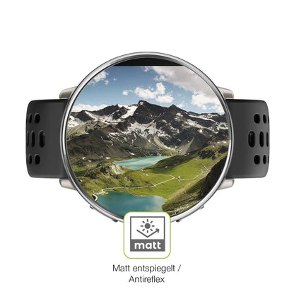 2x Full Cover Schutzfolie matt für Amazfit Active 2
