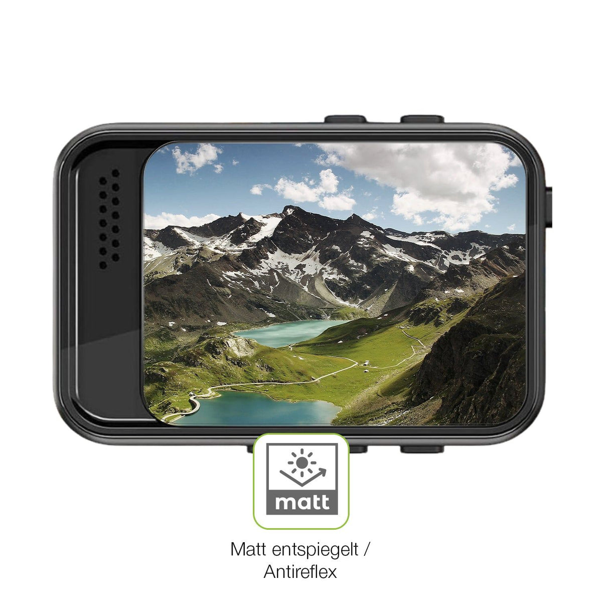 2x Full Cover Schutzfolie matt für Colorcool M8 MP3-Player