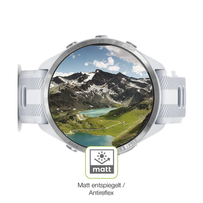2x Full Cover Schutzfolie matt für Garmin Forerunner 975