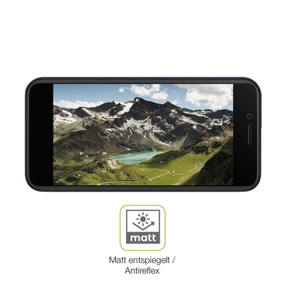 2x Full Cover Schutzfolie matt für Mobicel MX3 Plus