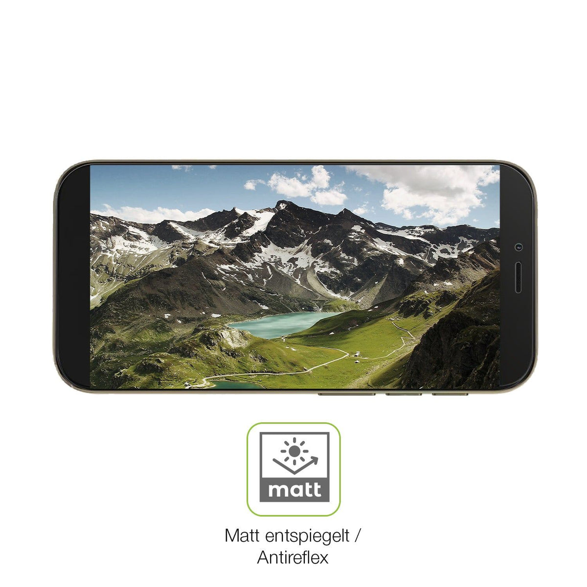 2x Full Cover Schutzfolie matt für I Kall K575