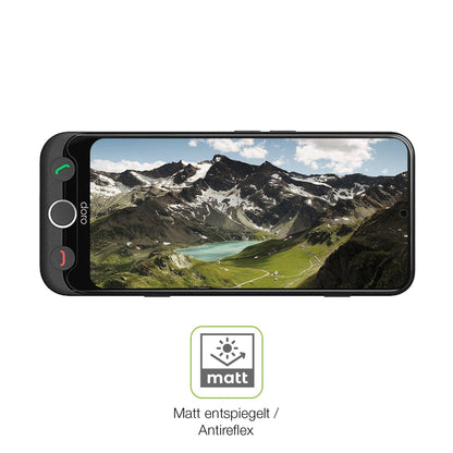 2x Full Cover Schutzfolie matt für Doro Aurora A10