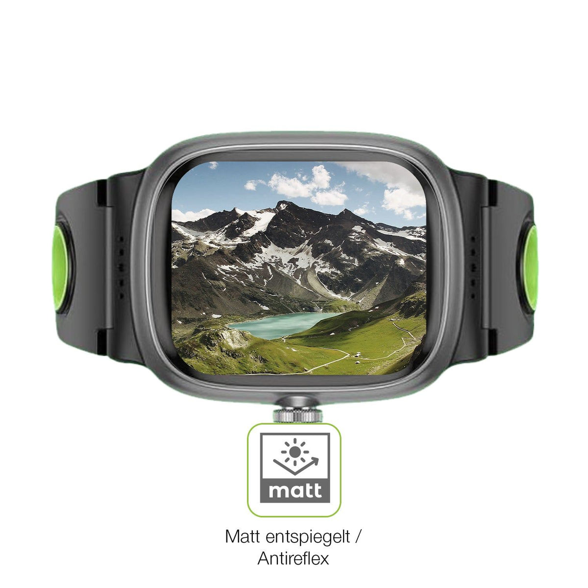 2x Full Cover Schutzfolie matt für anyloop Kinder Smartwatch