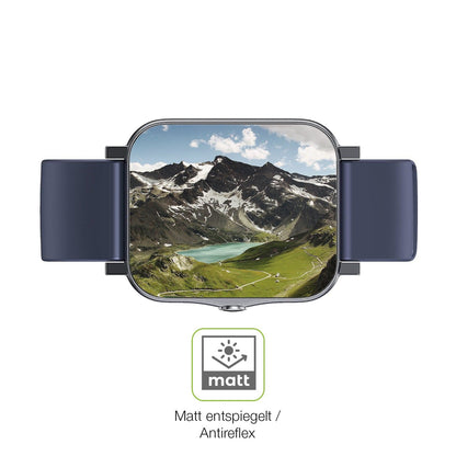 2x Full Cover Schutzfolie matt für Qnix Smartwatch