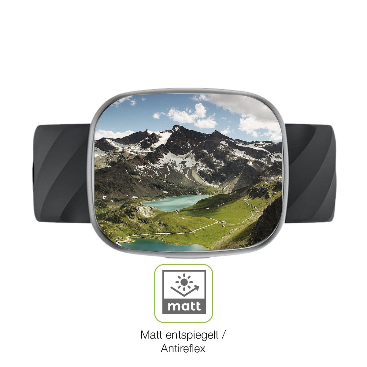 2x Full Cover Schutzfolie matt für Catgiff A22 Smartwatch